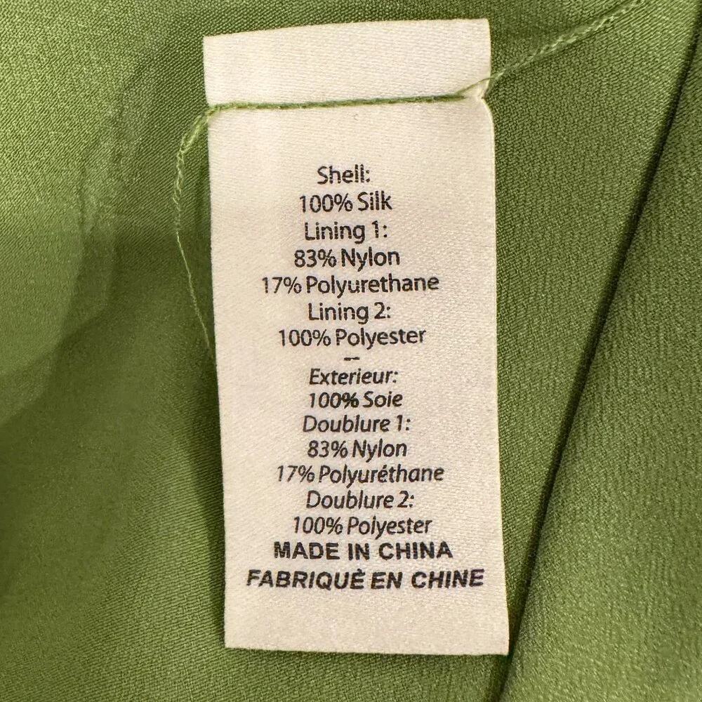 Cinq a Sept Wildflower Elise Silk Strapless Tassel Print Dress, Size 4 - Picture 9 of 9